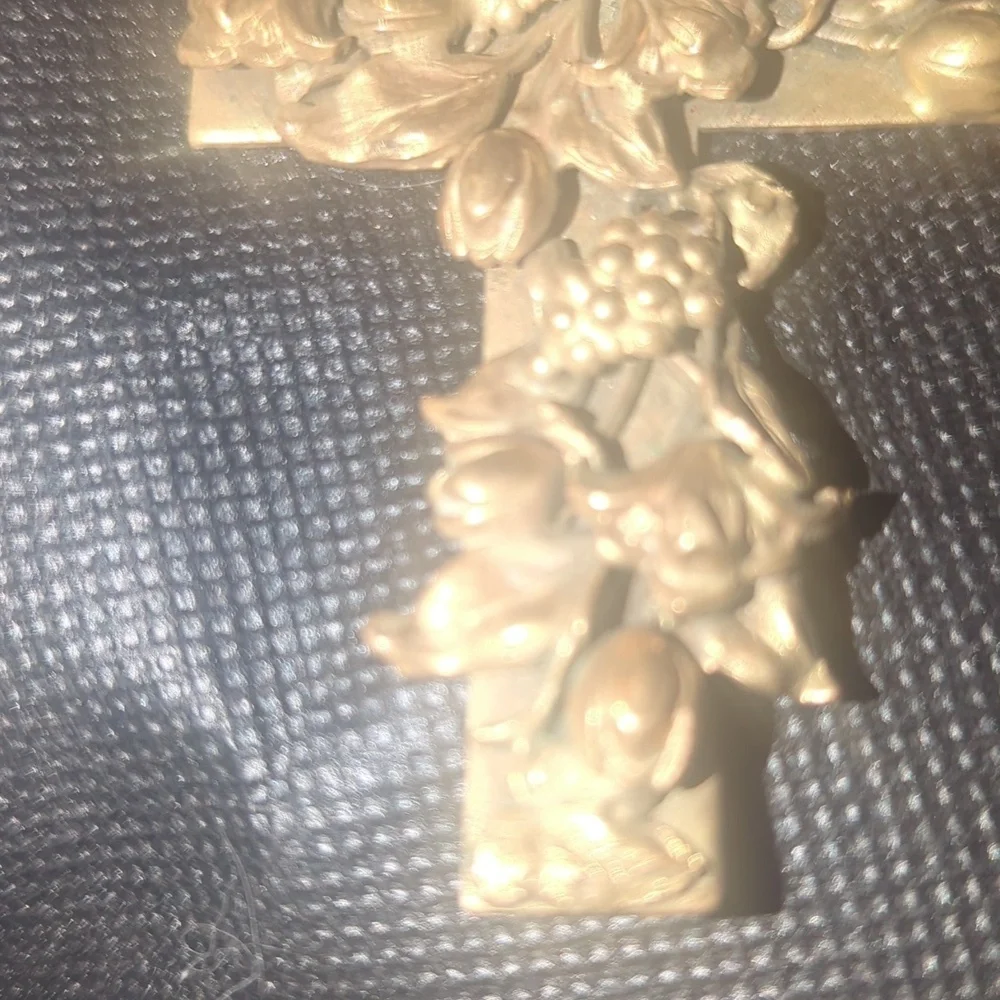 Vintage Grapevine Cross Pendant Necklace – Large 2.5” Religious Statement Piece